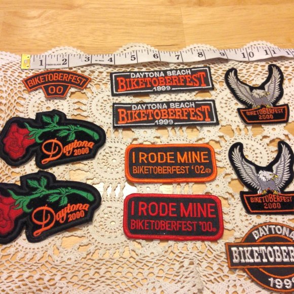 Patches Bundle - Vintage Biker Patches, very cool Biketoberfest and Daytona - Picture 6 of 8